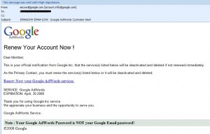 Google Adwords Phishing